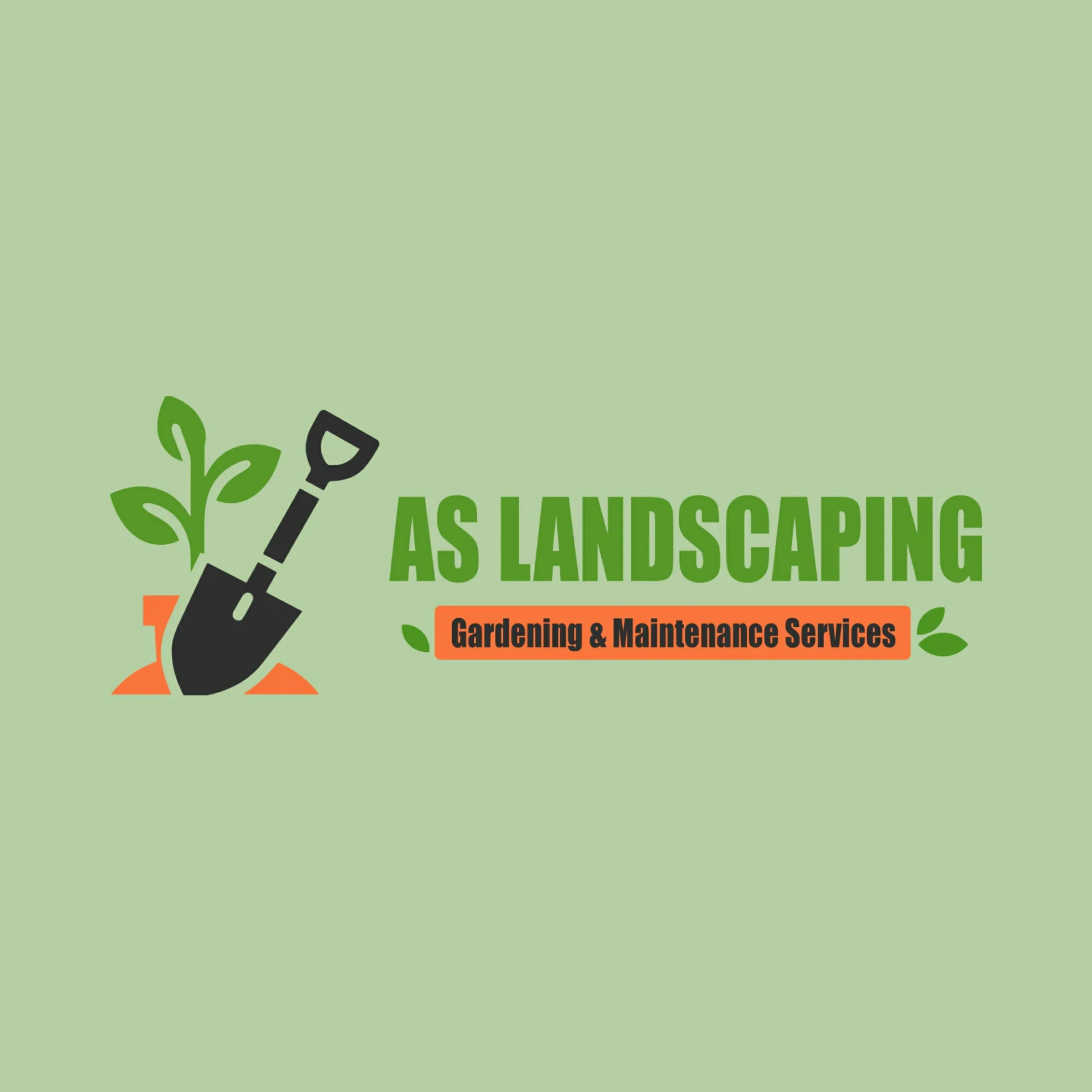 As Landscaping Logo