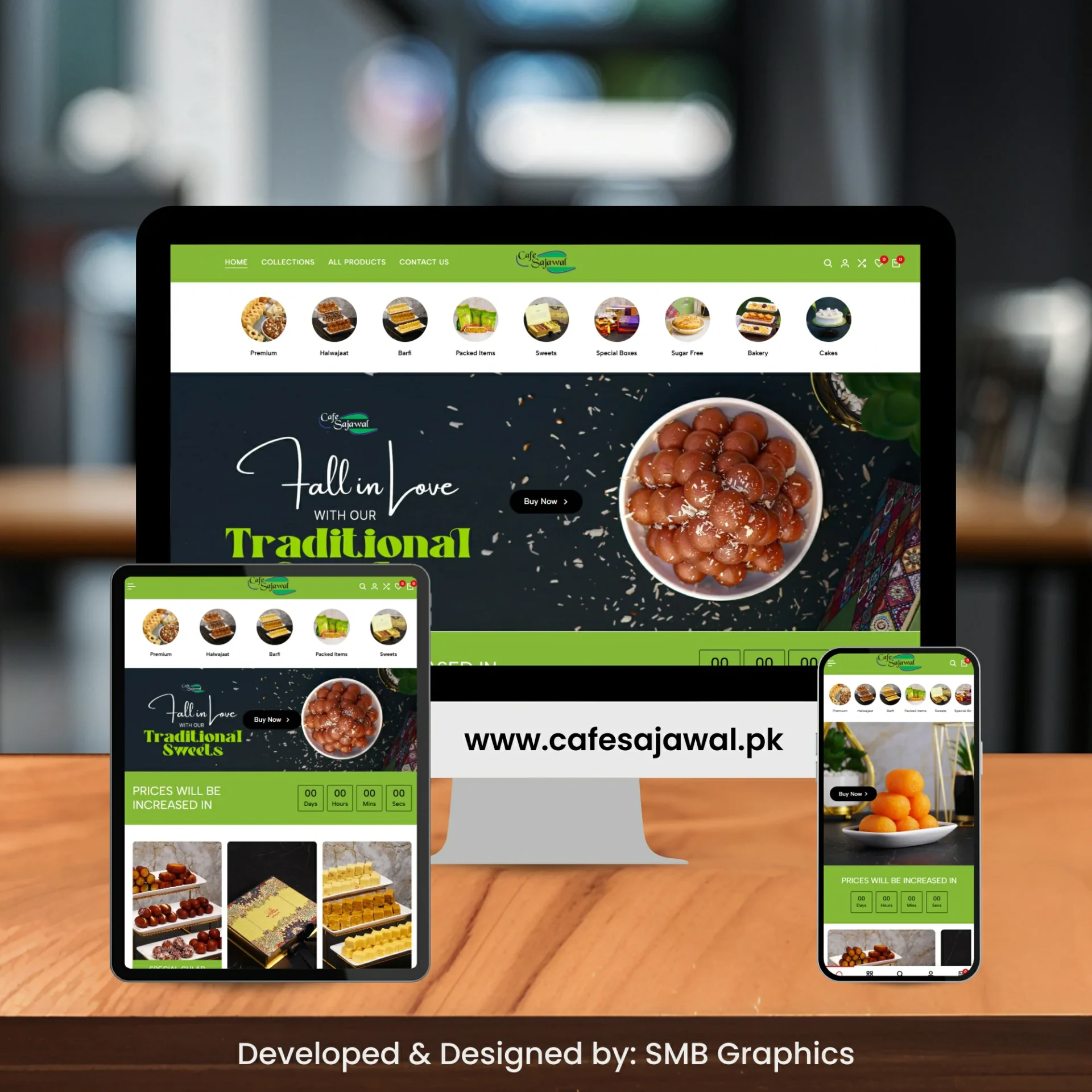 Cafe Sajawal Website