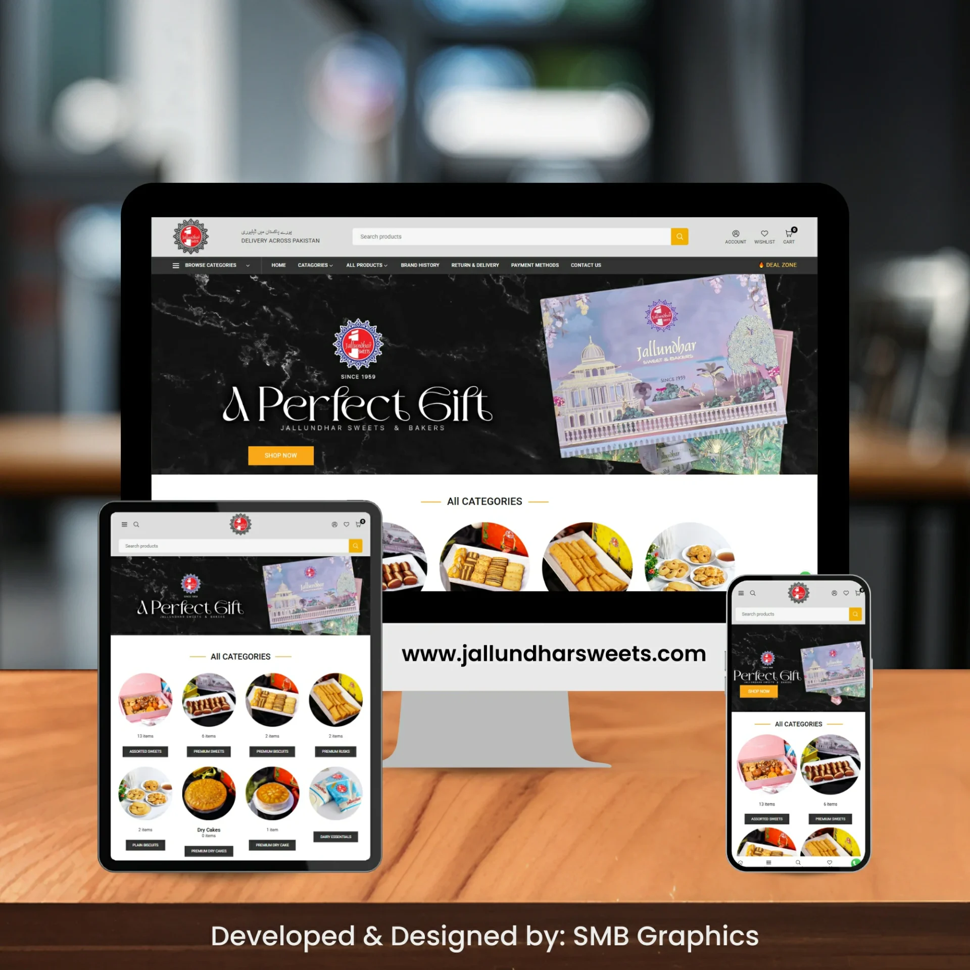 Jallundar Sweets Website