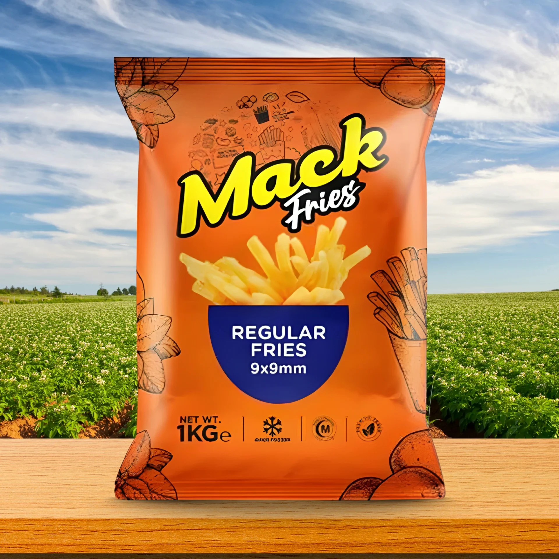 Mack Fries Packaging