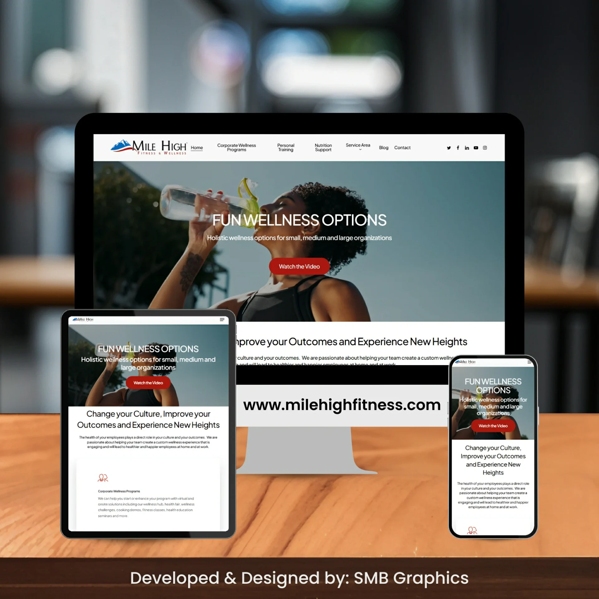 Mile High Fittness Website