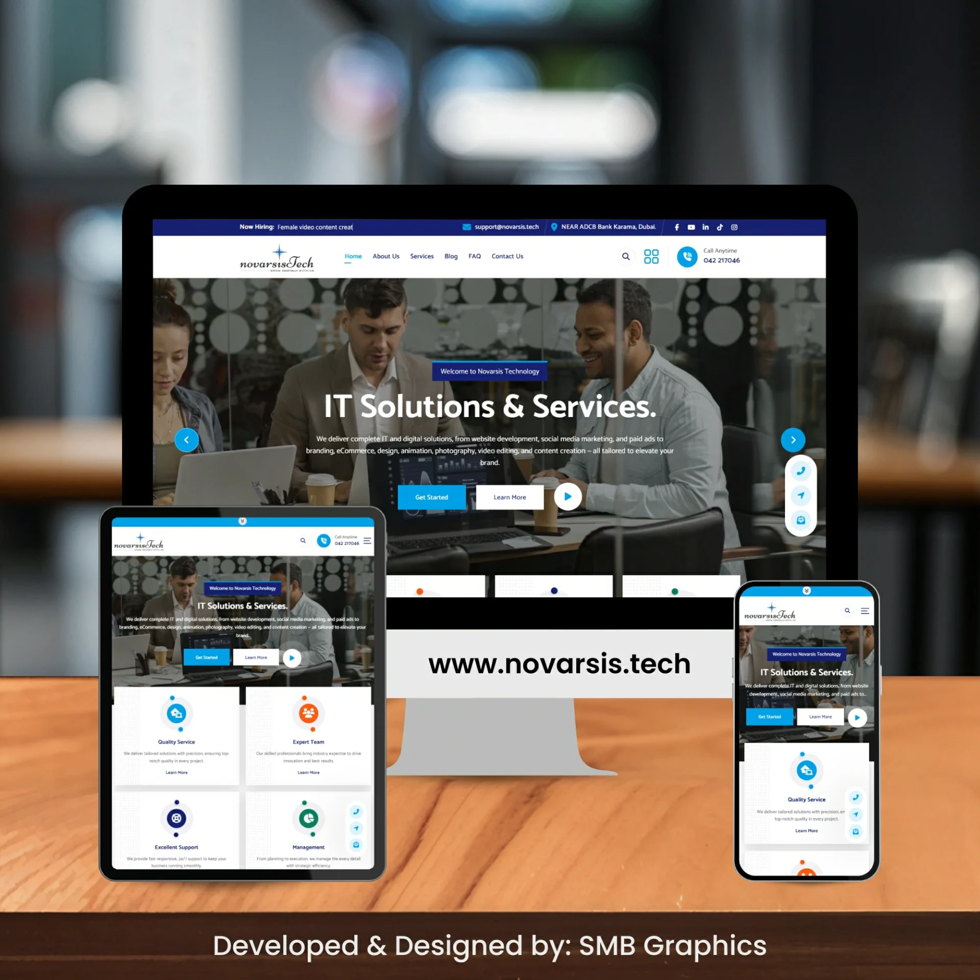 Novarsis Technology Website