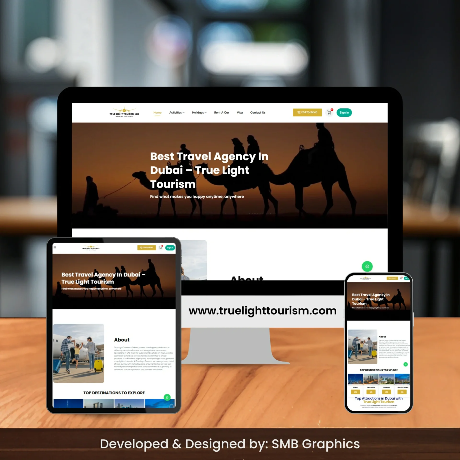 True Light Toursim Website